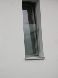 Franz.  Balkon Glas