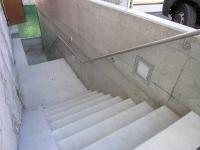 Treppenhandlauf Chromstahl