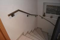 Treppenhandlauf Chromstahl